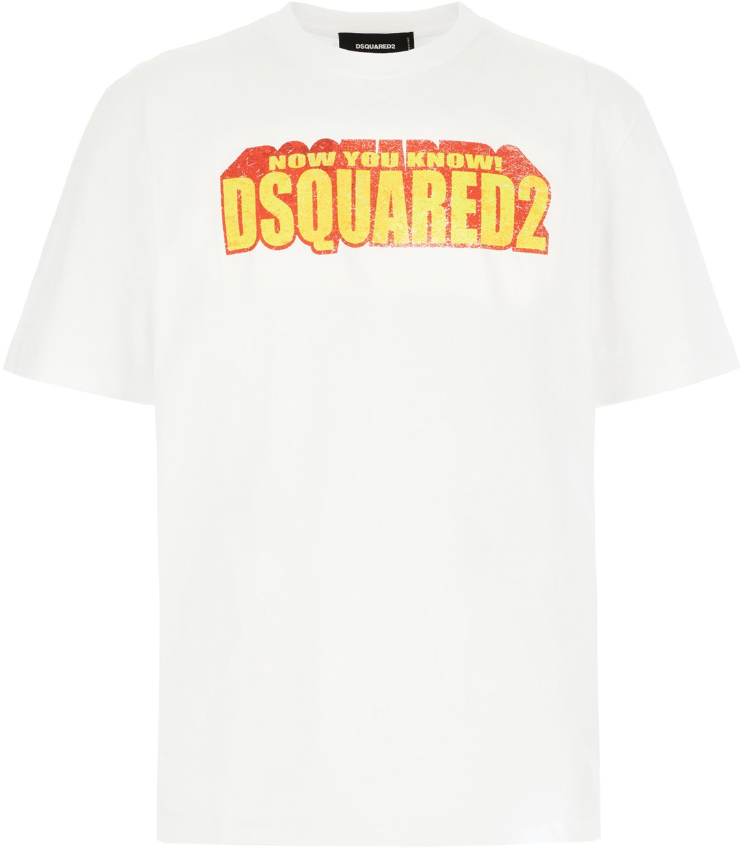 Dsquared2 Dsquared2 White cotton t-shirt Wit
