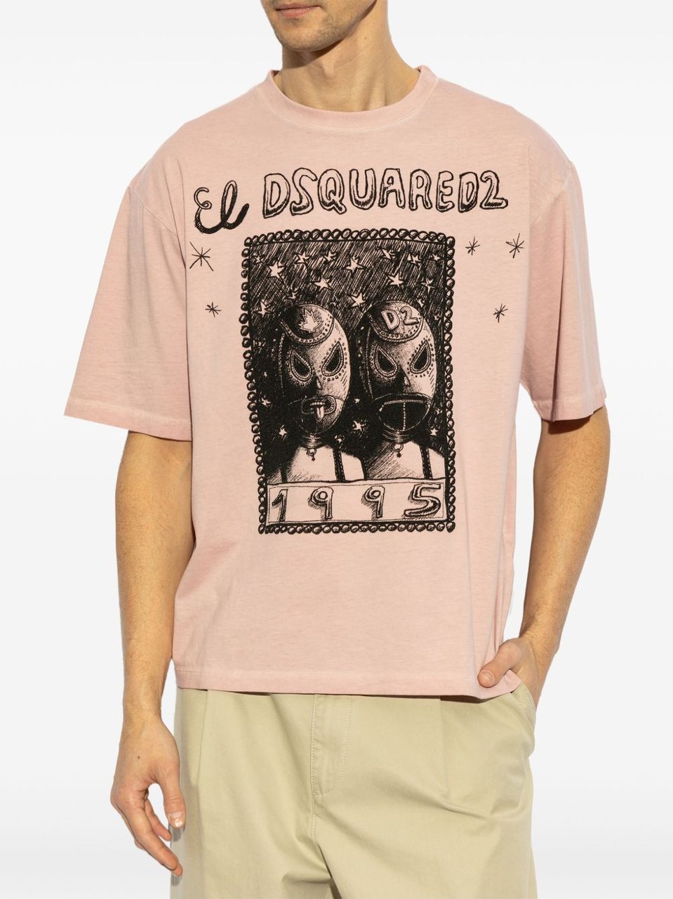 Dsquared2 T-Shirts And Polos Light Pink Roze