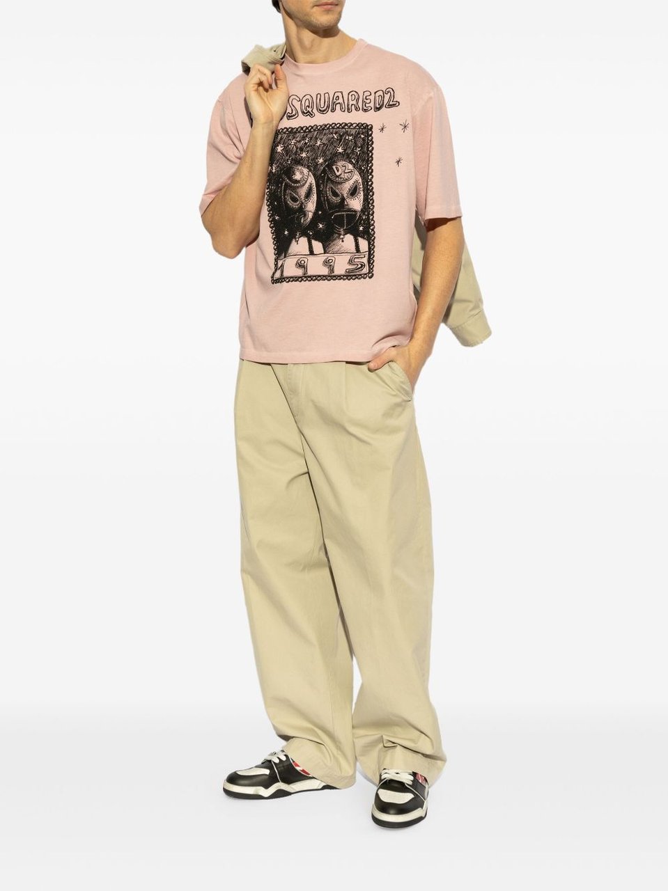 Dsquared2 T-Shirts And Polos Light Pink Roze