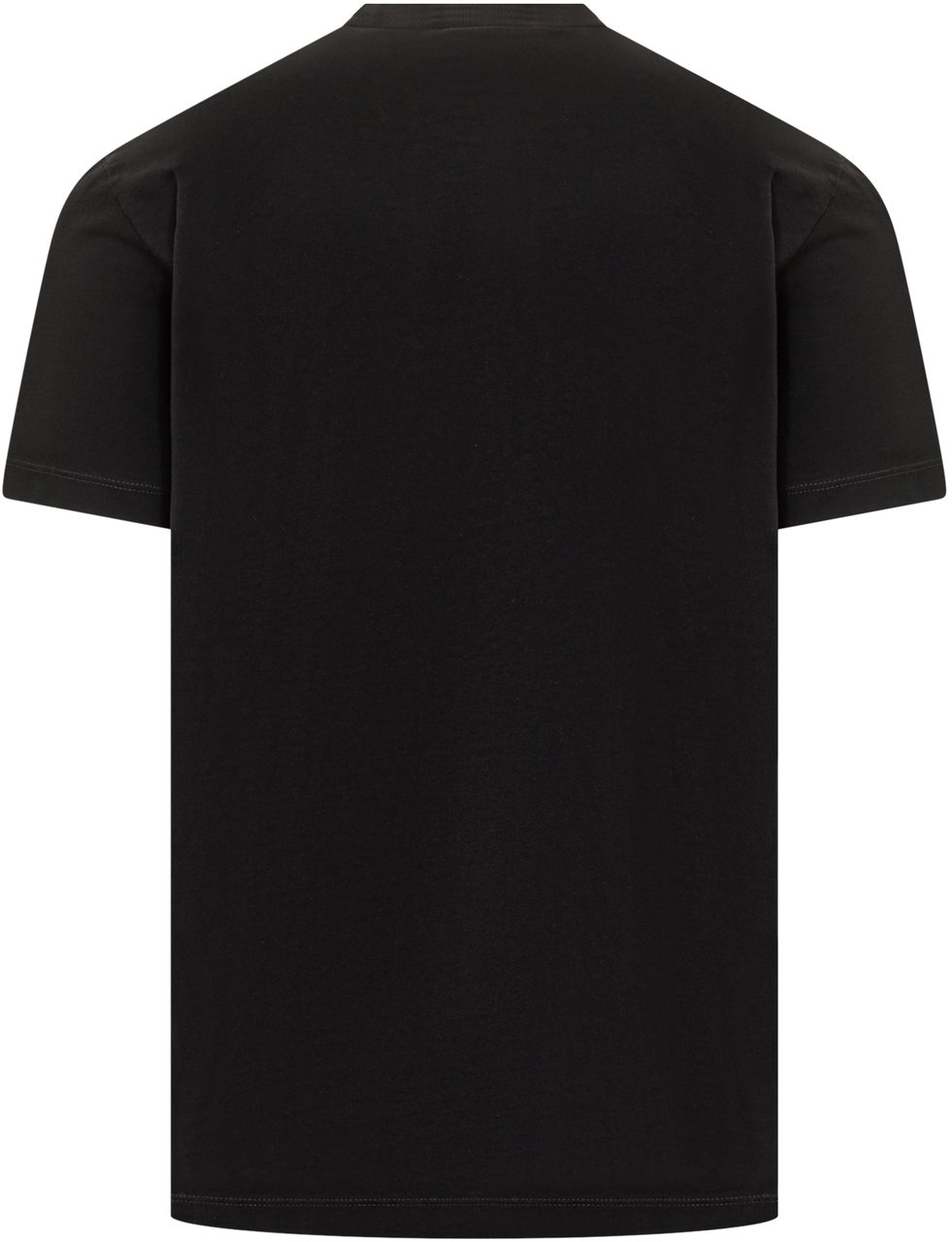 Dsquared2 Dsquared2 T-Shirt Nera con Stampa 30th Anniversary Rosa Zwart