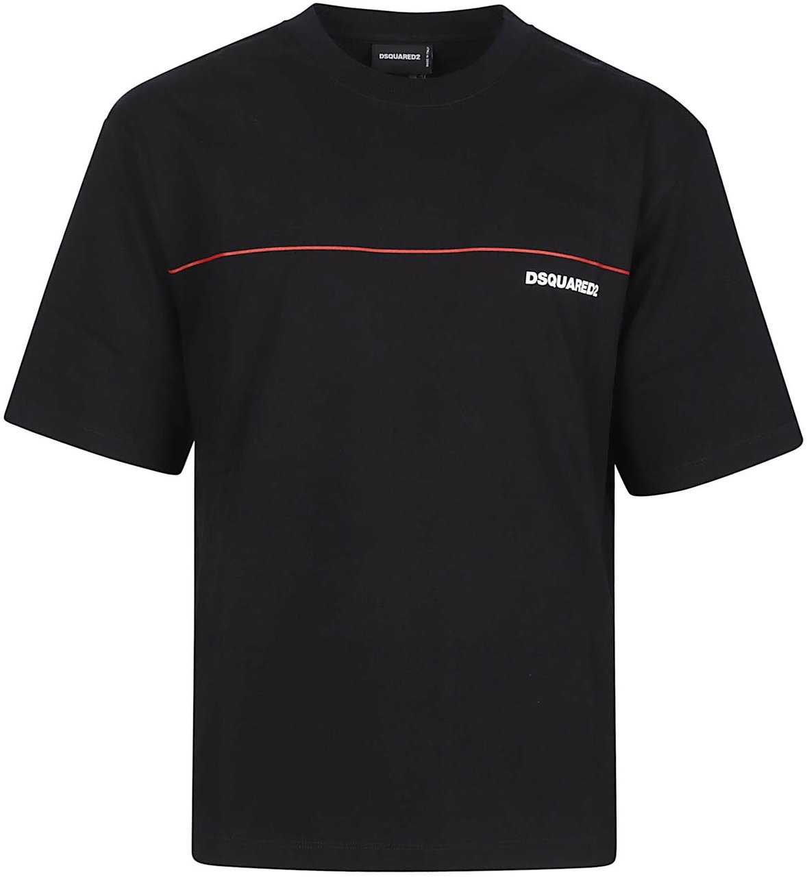 Dsquared2 Loose Fit T-shirt Black Zwart