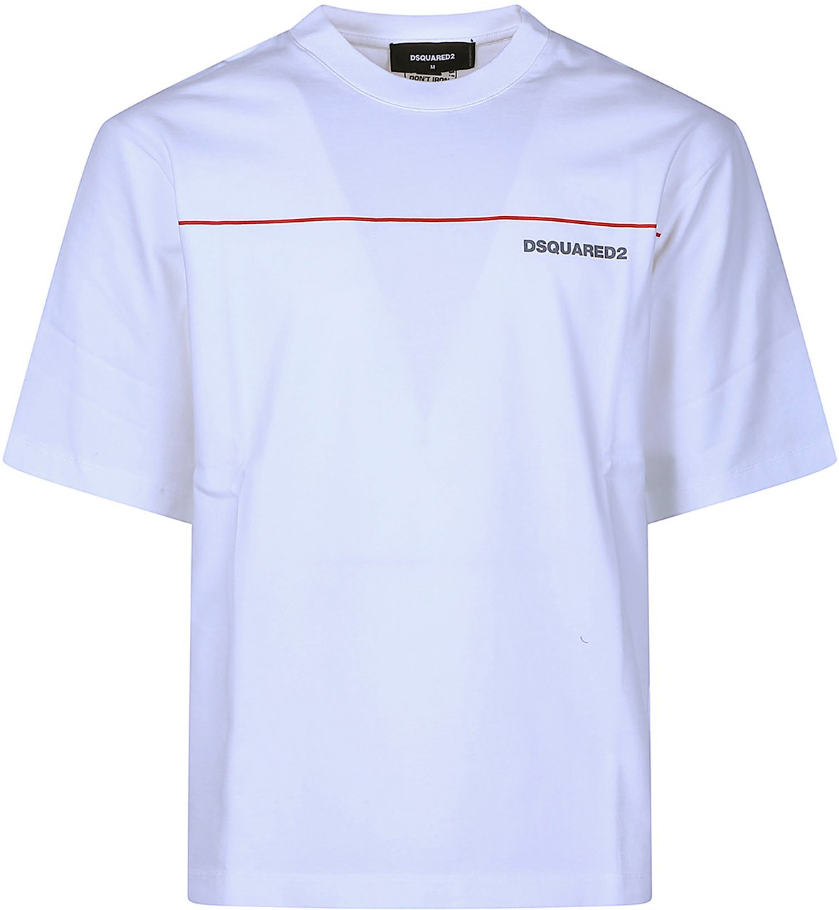 Dsquared2 Loose Fit T-shirt White Wit