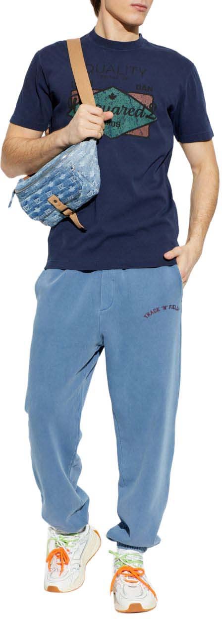 Dsquared2 T-Shirts And Polos Blue Blauw