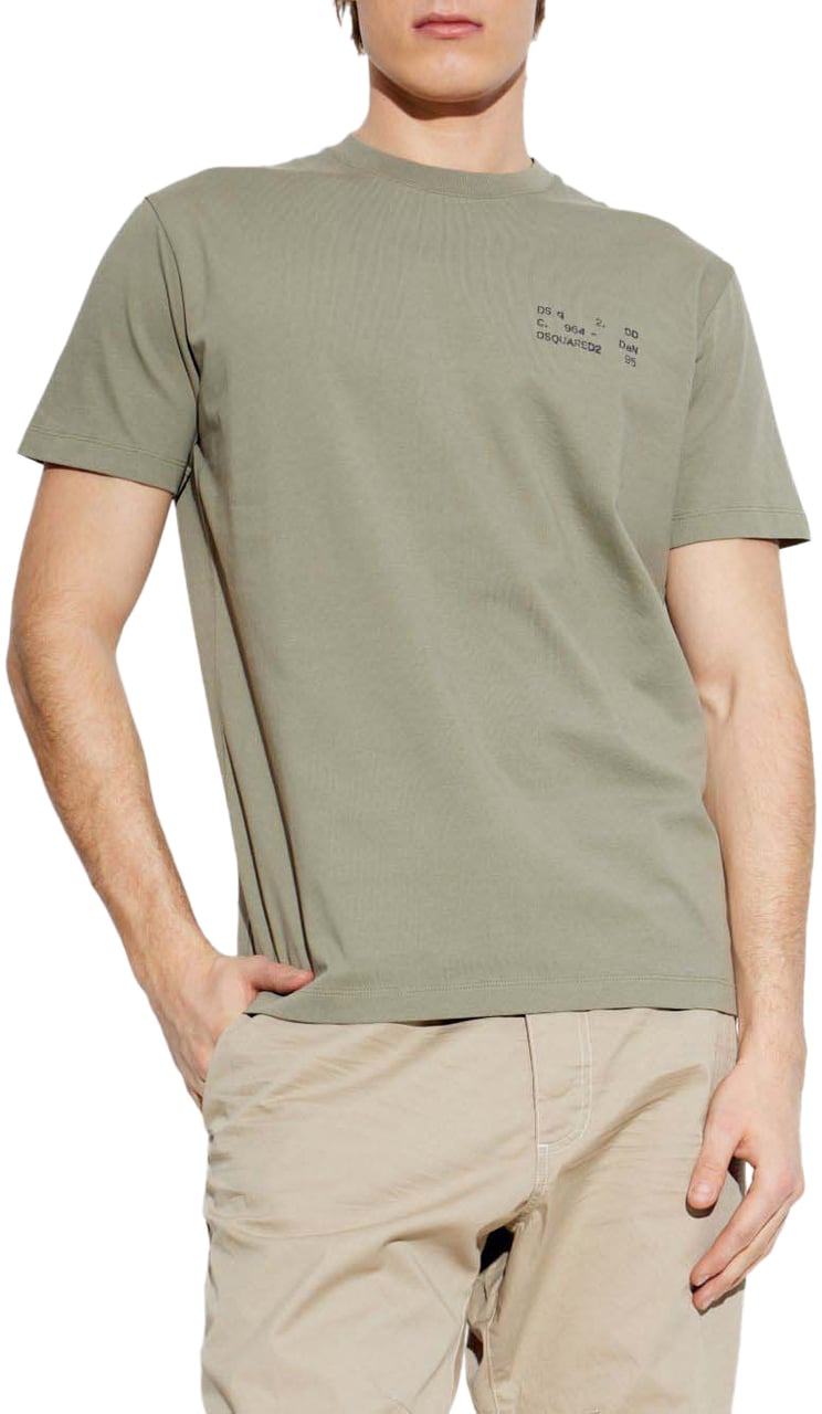 Dsquared2 T-Shirts And Polos Kaki Bruin