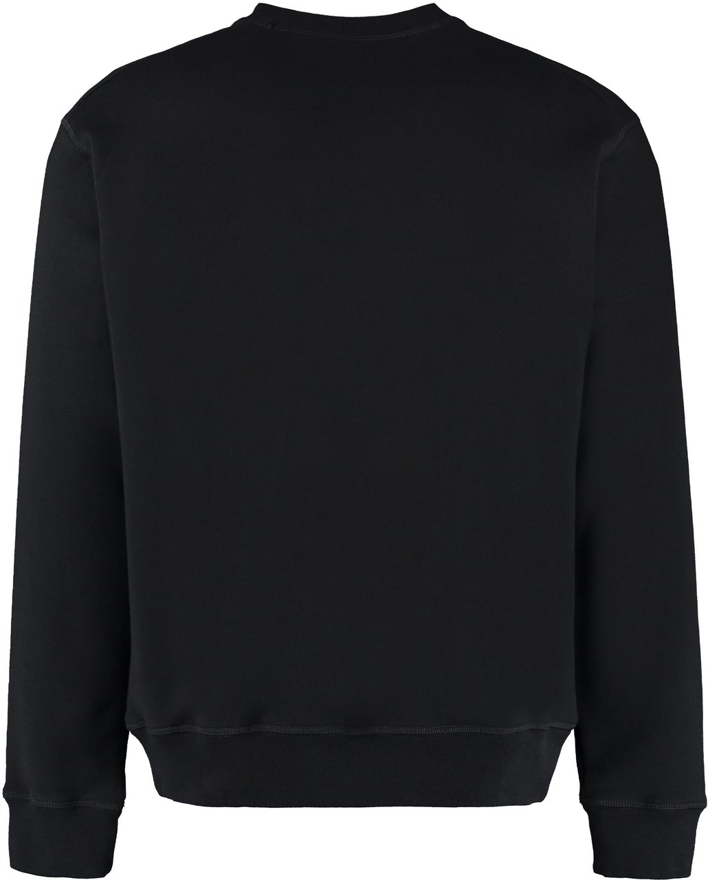 Dsquared2 Logo detail cotton sweatshirt Zwart