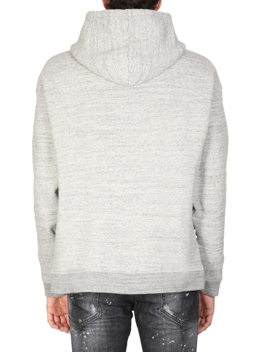 Dsquared2 Camo Patch Herca Anorak Sweatshirt Wit
