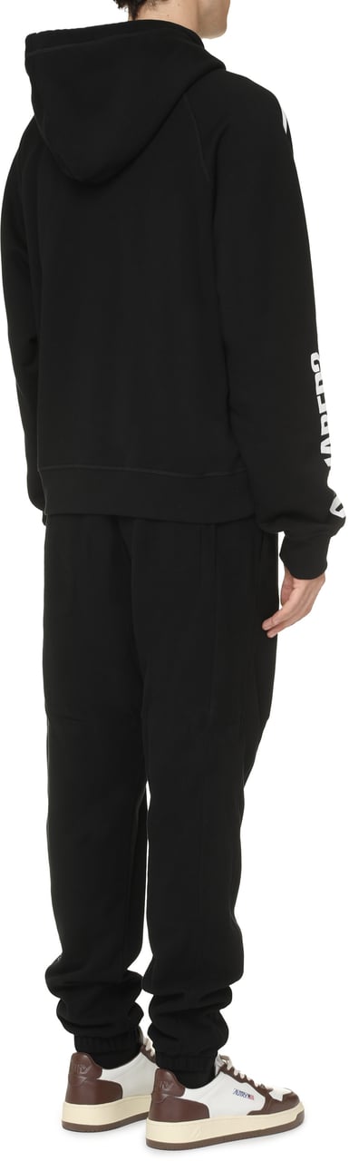 Dsquared2 Cotton hoodie Zwart