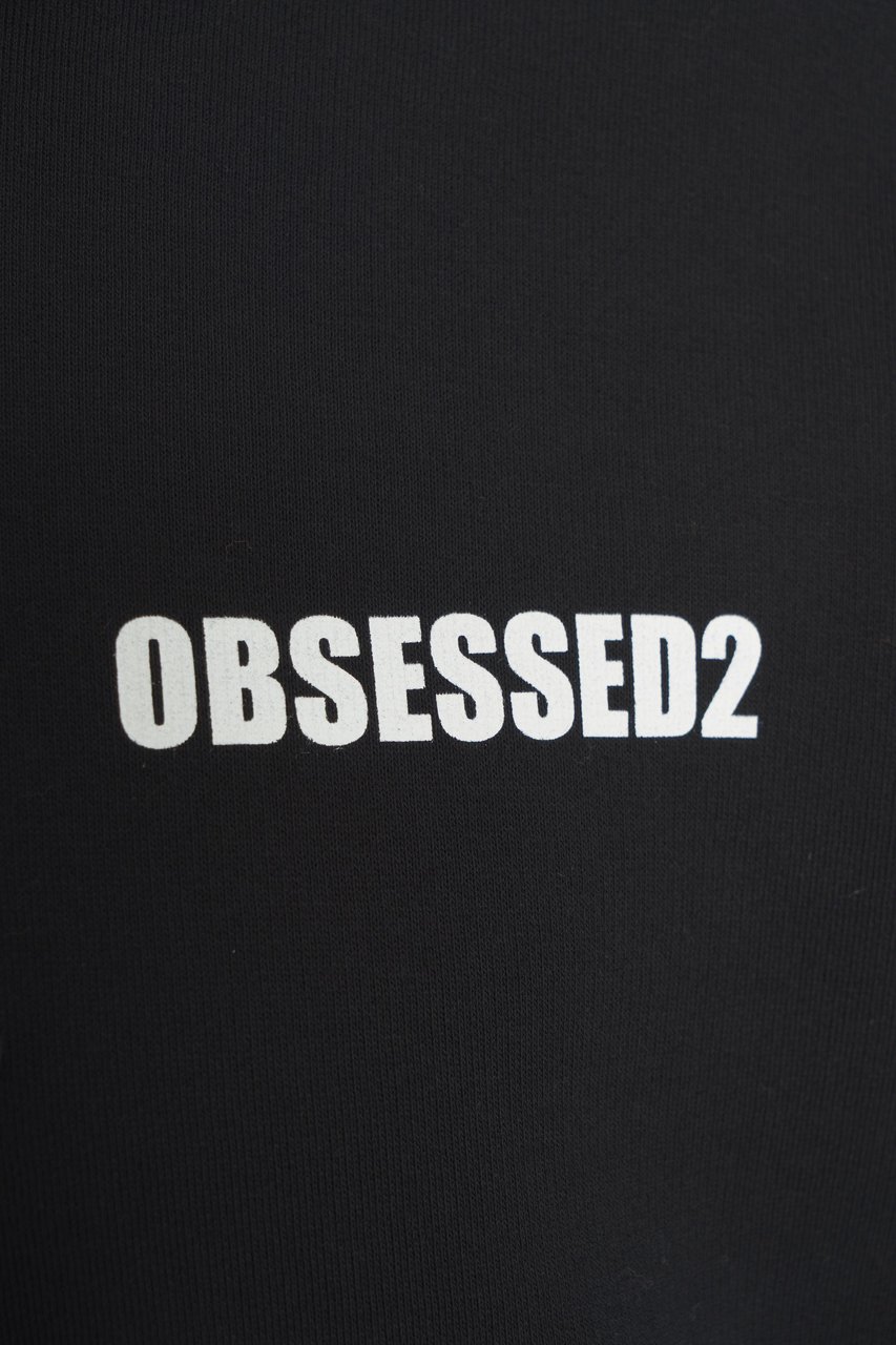 Dsquared2 Hoodie with print Zwart