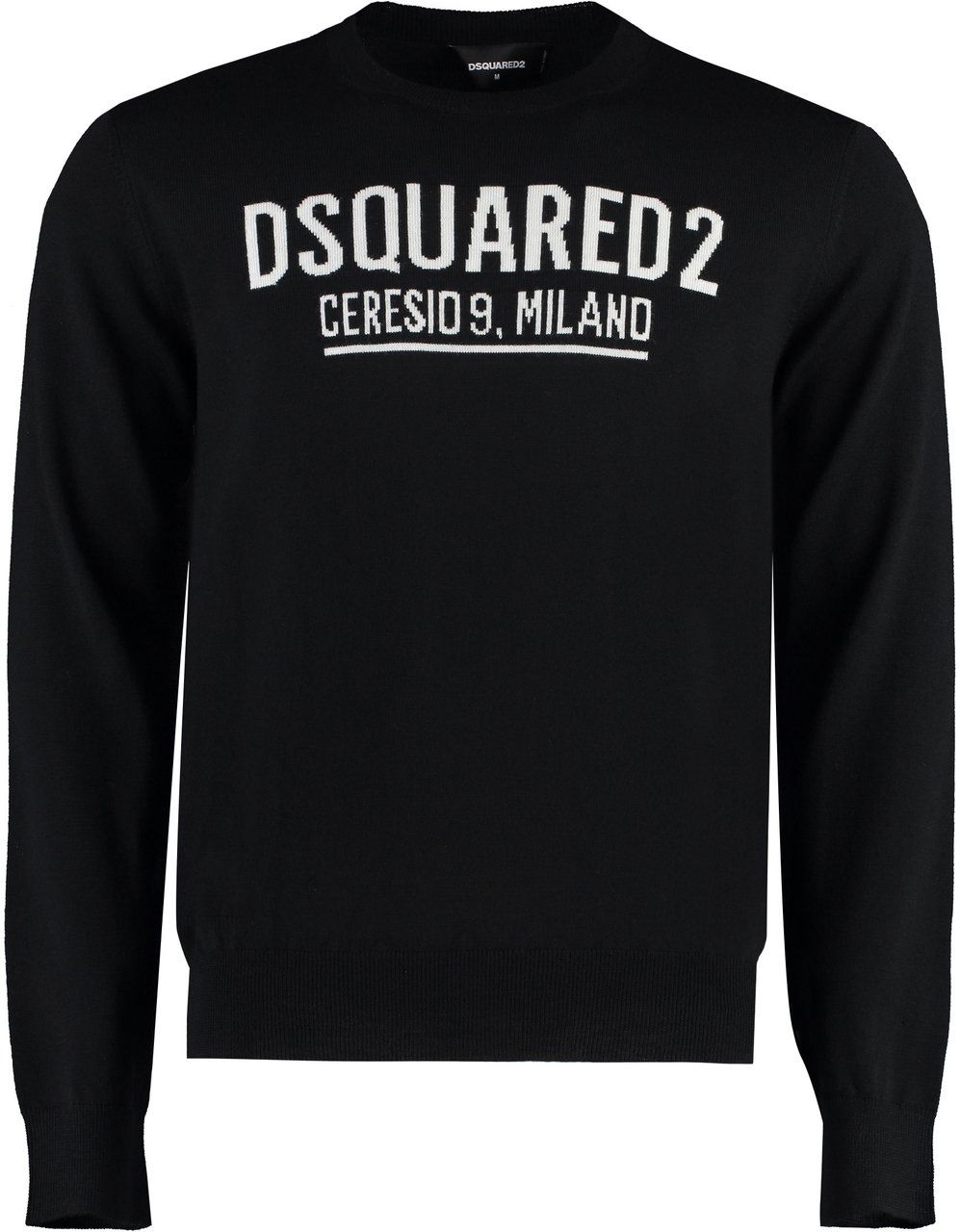 Dsquared2 Virgin wool crew-neck sweater Blauw