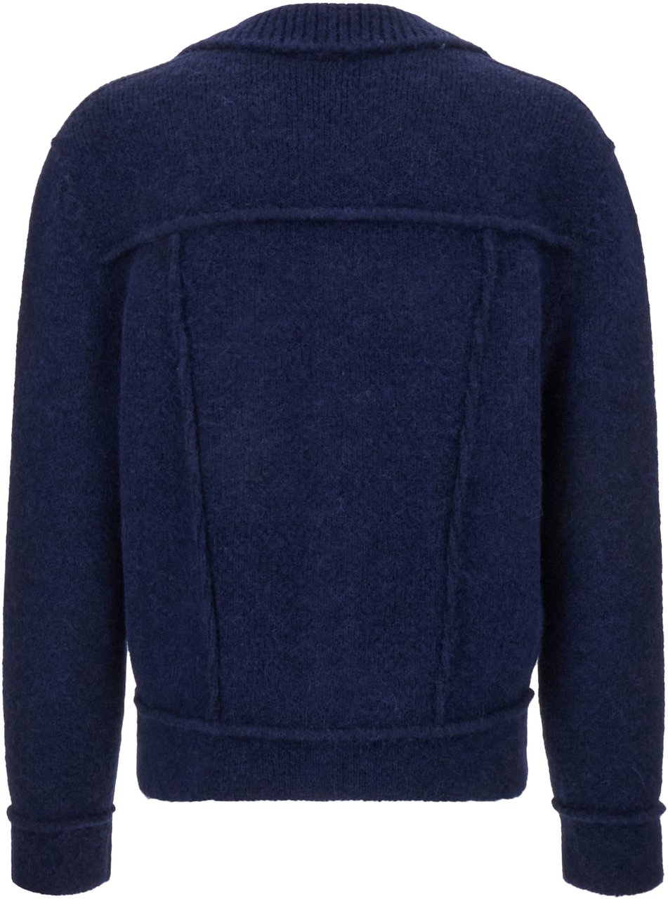 Dsquared2 Dsquared2 Blue wool blend jacket Blauw