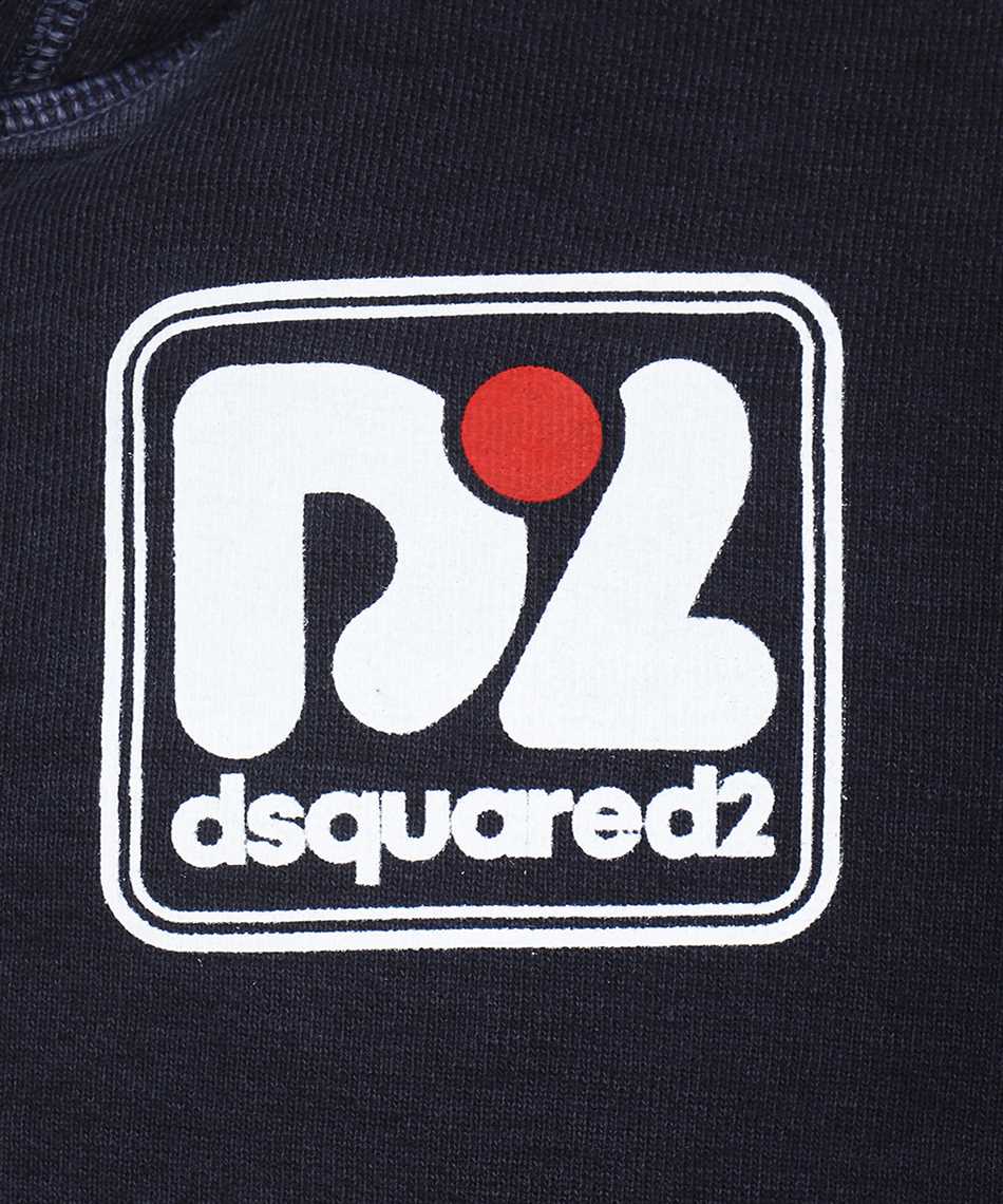 Dsquared2 Full zip hoodie Blauw