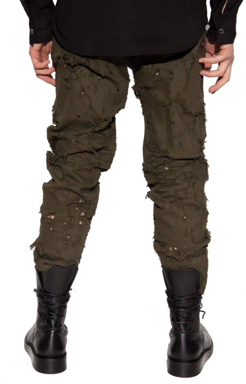 Dsquared2 Dsquared2 ‘Aviator’ Relaxed-Fitting Trousers Groen