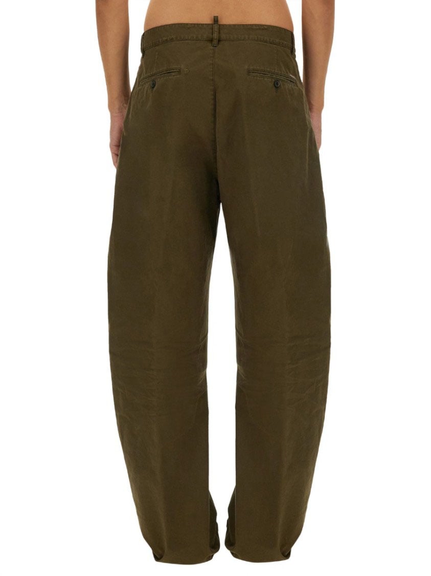 Dsquared2 Ripped Big Chino Pants Groen