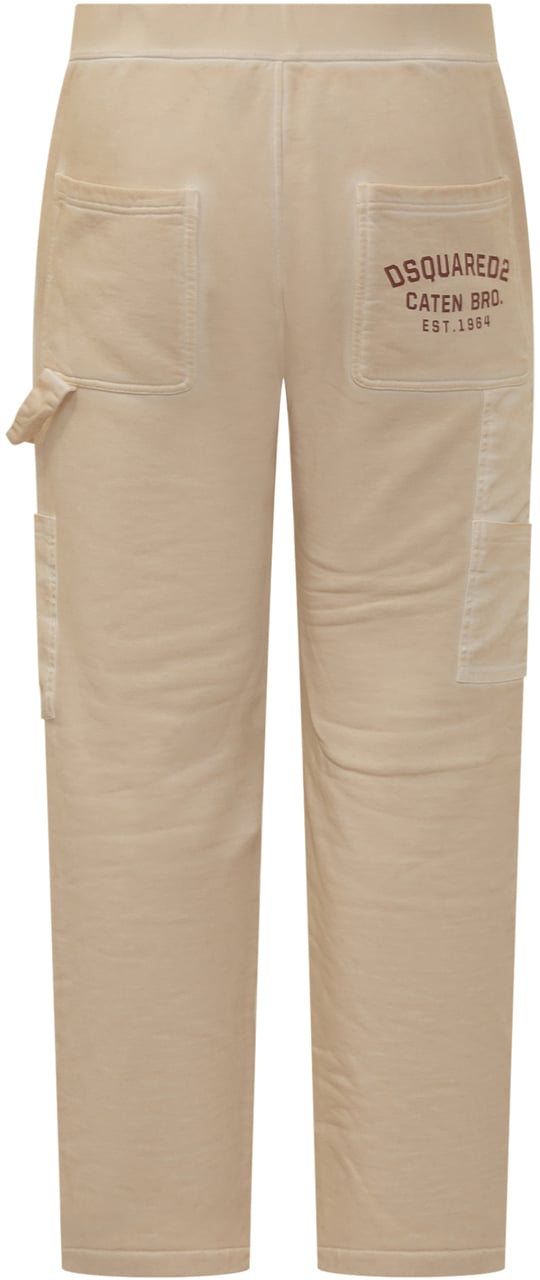 Dsquared2 Pantaloni Cargo Beige Dsquared2 Wit
