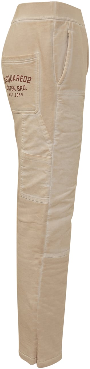 Dsquared2 Pantaloni Cargo Beige Dsquared2 Wit