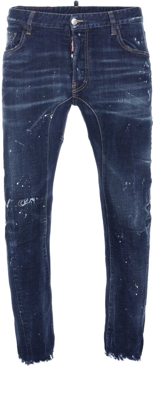 Dsquared2 Tidy Biker Jeans blau Blauw