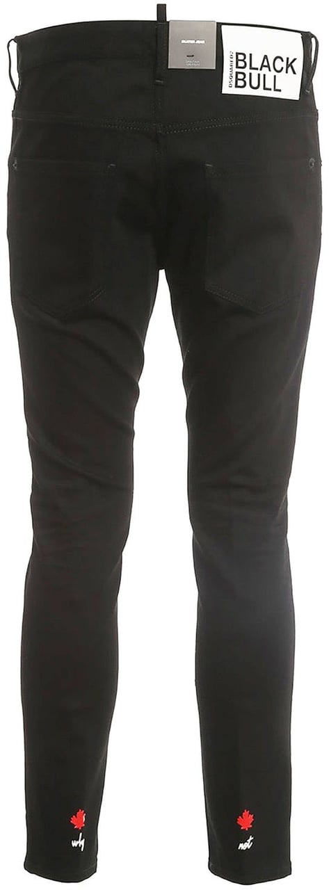 Dsquared2 Dsquared2 Black Bull Skater Jeans Zwart