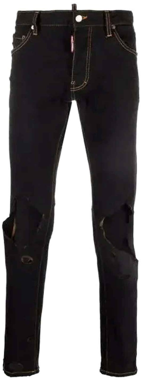 Dsquared2 Dsquared2 Cotton Denim Jeans Zwart