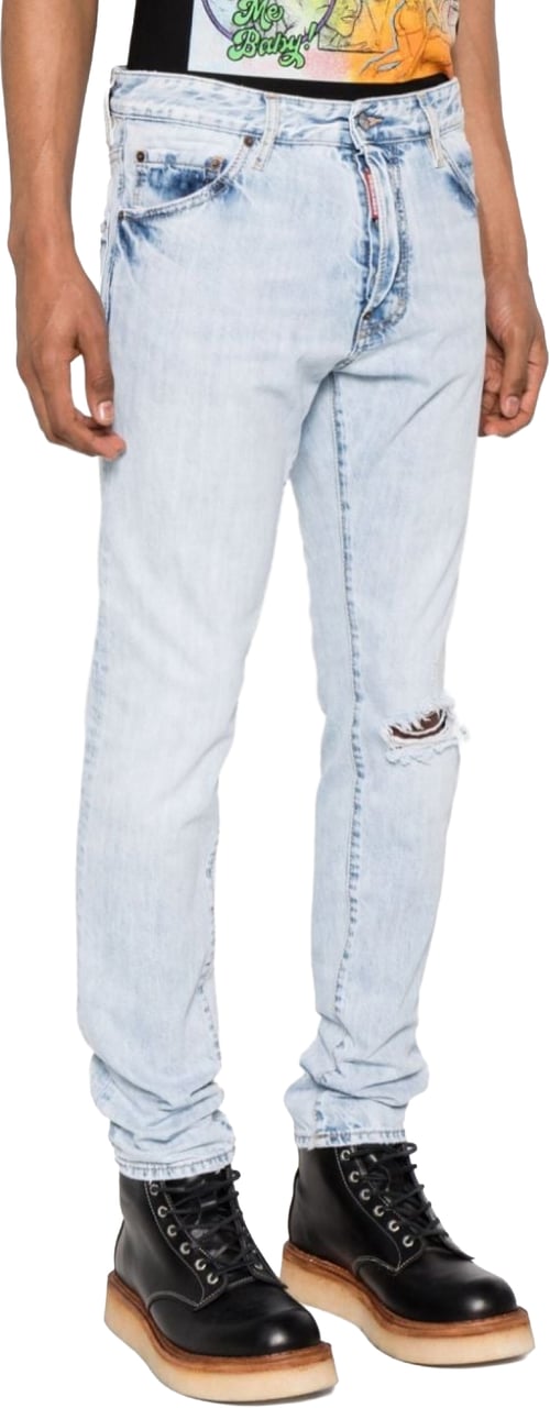 Dsquared2 Cool Guy Distressed Jeans Blauw