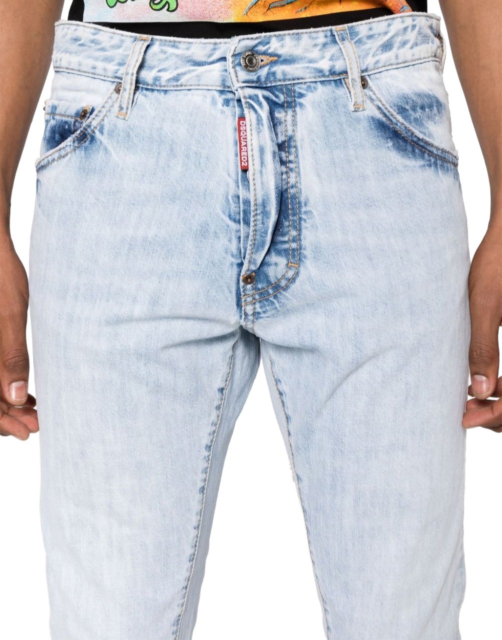 Dsquared2 Cool Guy Distressed Jeans Blauw