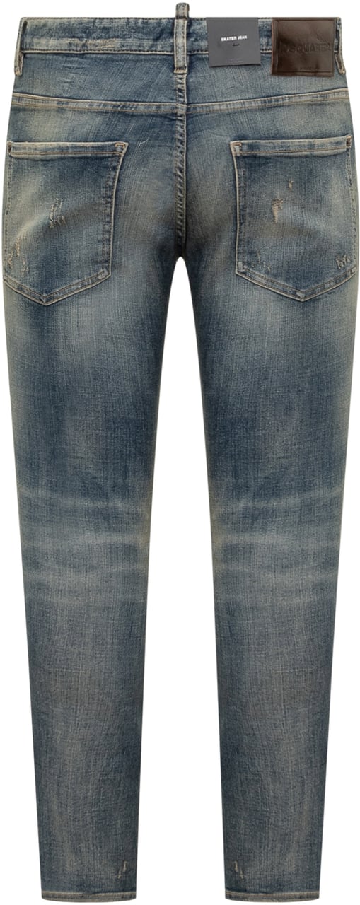 Dsquared2 Dsquared2 Jeans Slim Fit Effetto Delavato Blauw