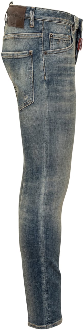 Dsquared2 Dsquared2 Jeans Slim Fit Effetto Delavato Blauw