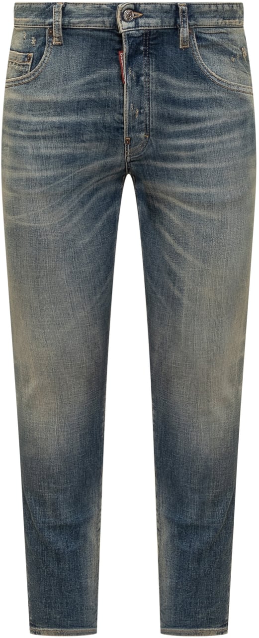 Dsquared2 Dsquared2 Jeans Slim Fit Effetto Delavato Blauw