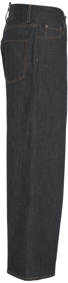 Dsquared2 Jeans wide leg 'Loose' Zwart