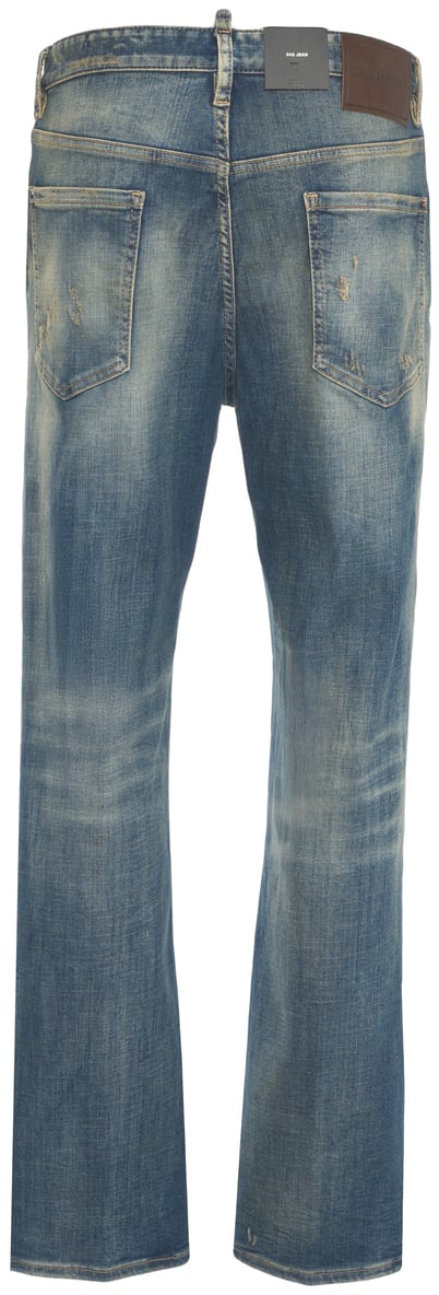 Dsquared2 Jeans straight leg '642' Blauw