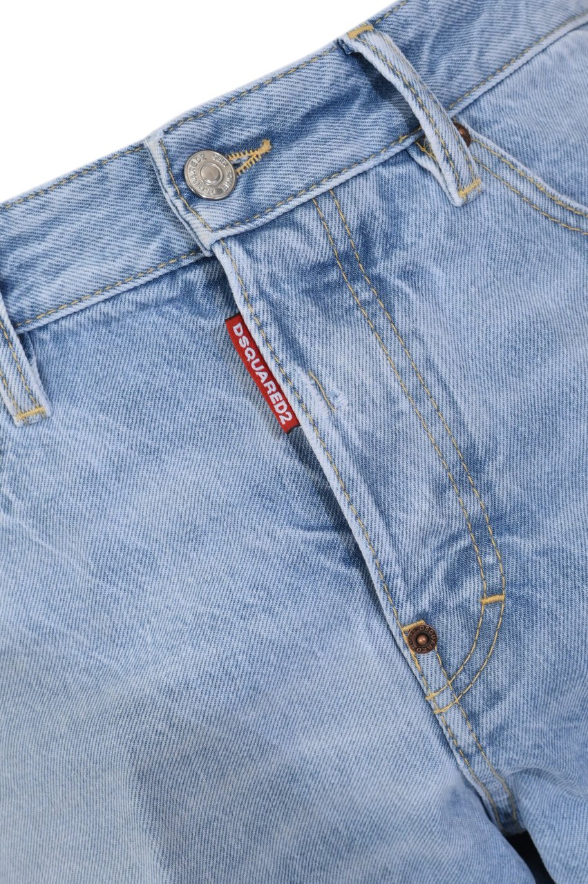 Dsquared2 Trousers Blue Lichtblauw