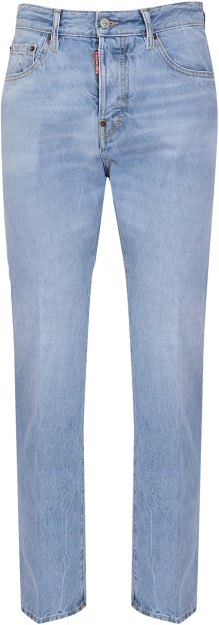 Dsquared2 Trousers Blue Lichtblauw