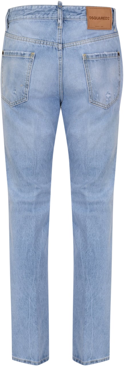 Dsquared2 Trousers Blue Lichtblauw
