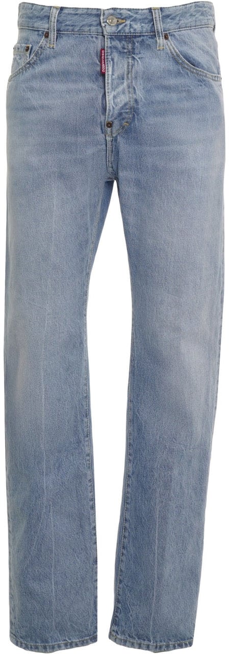 Dsquared2 Loose fit jeans '642' Blauw