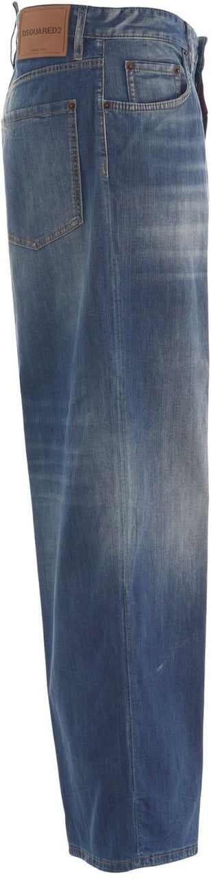 Dsquared2 Cotton blend jeans Blauw