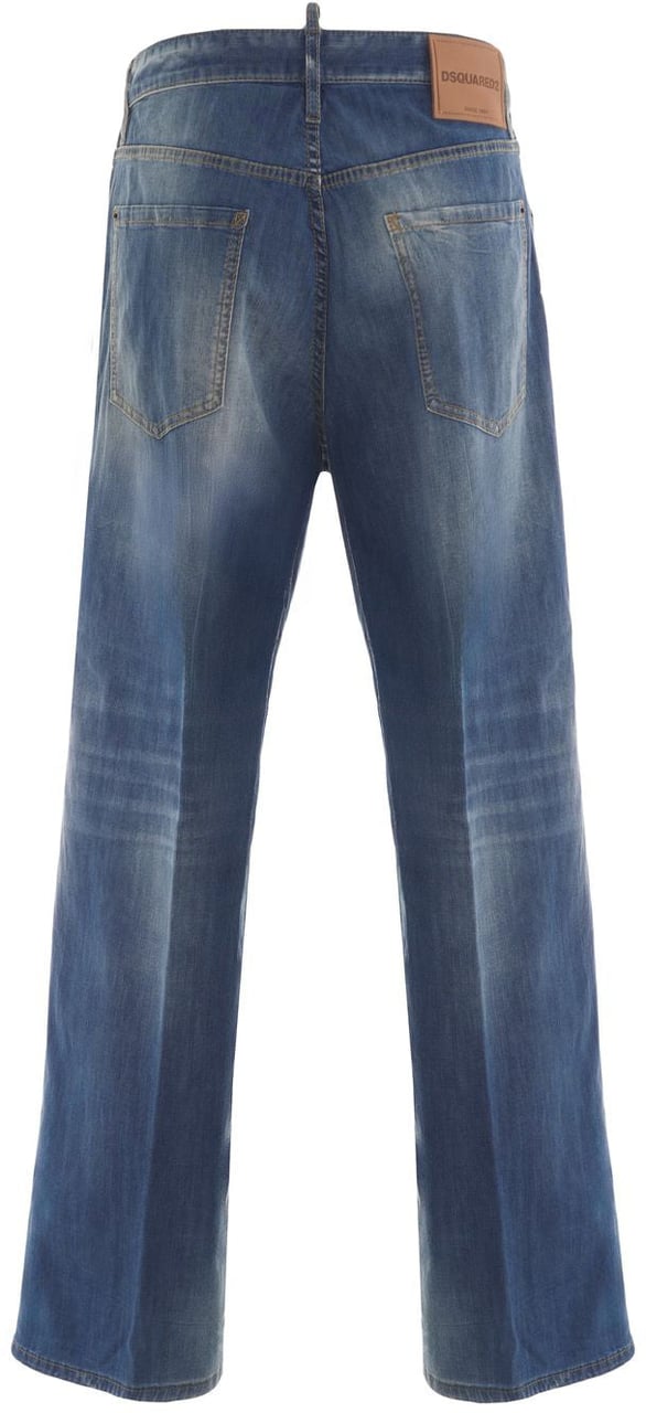 Dsquared2 Cotton blend jeans Blauw