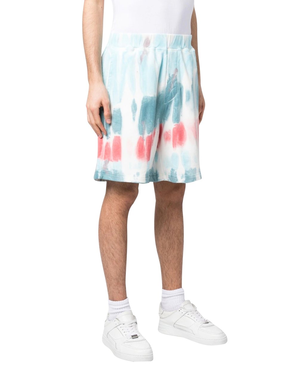 Dsquared2 Tie Dye Distressed Relax Fit Shorts Divers