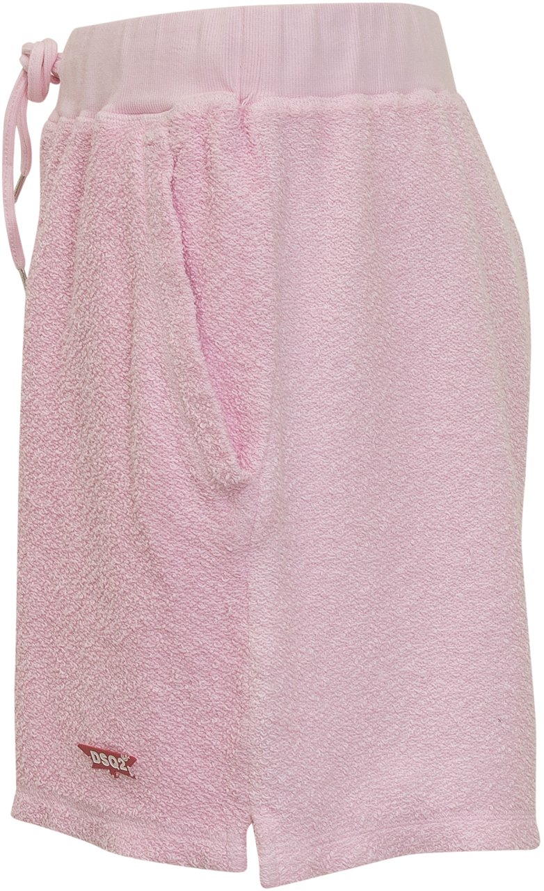 Dsquared2 Pantaloni Corti Sport Roze