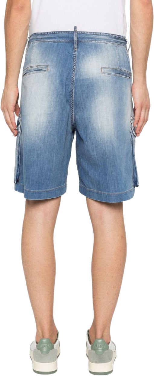 Dsquared2 Shorts Denim Blauw
