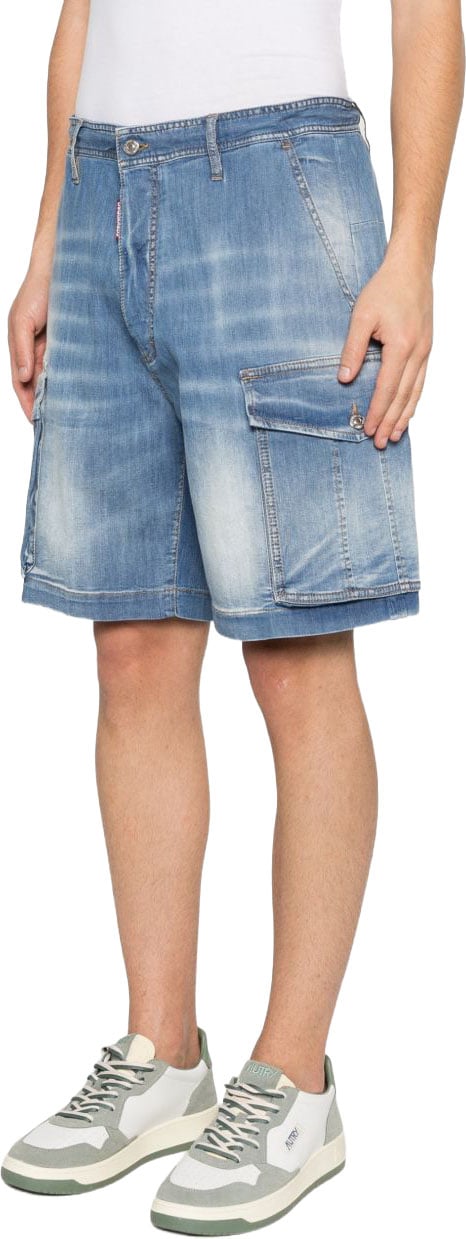 Dsquared2 Shorts Denim Blauw