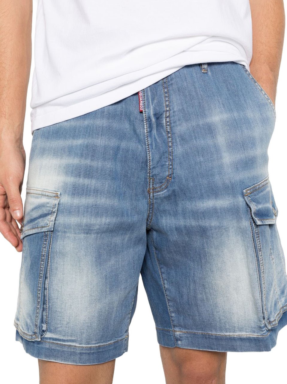 Dsquared2 Shorts Denim Blauw