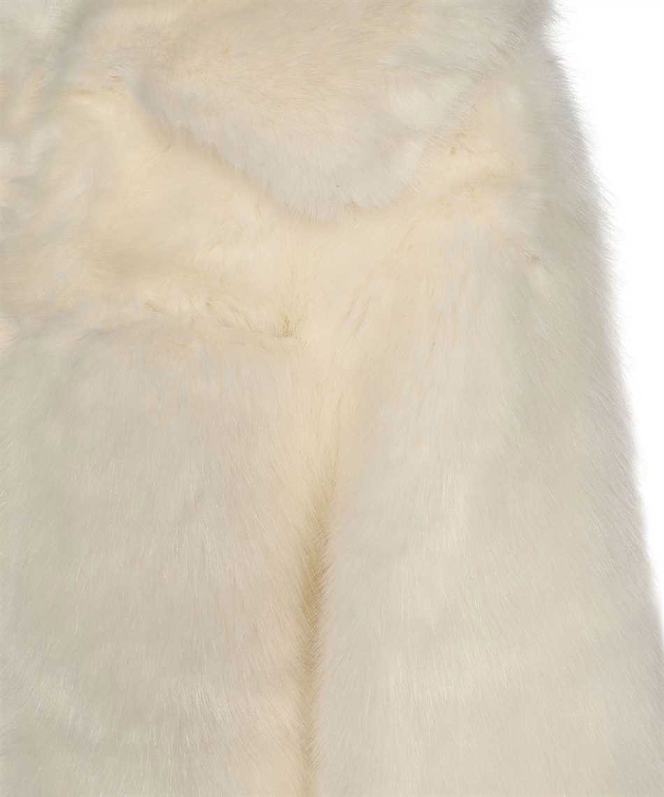 Dsquared2 Faux fur coat Wit