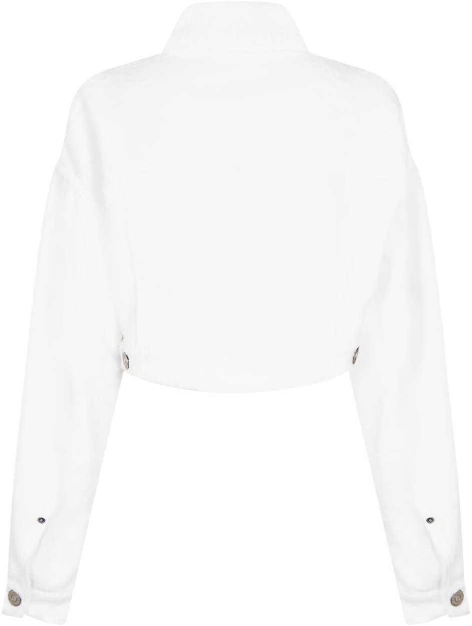 Dsquared2 Cropped Towel Jacket Wit
