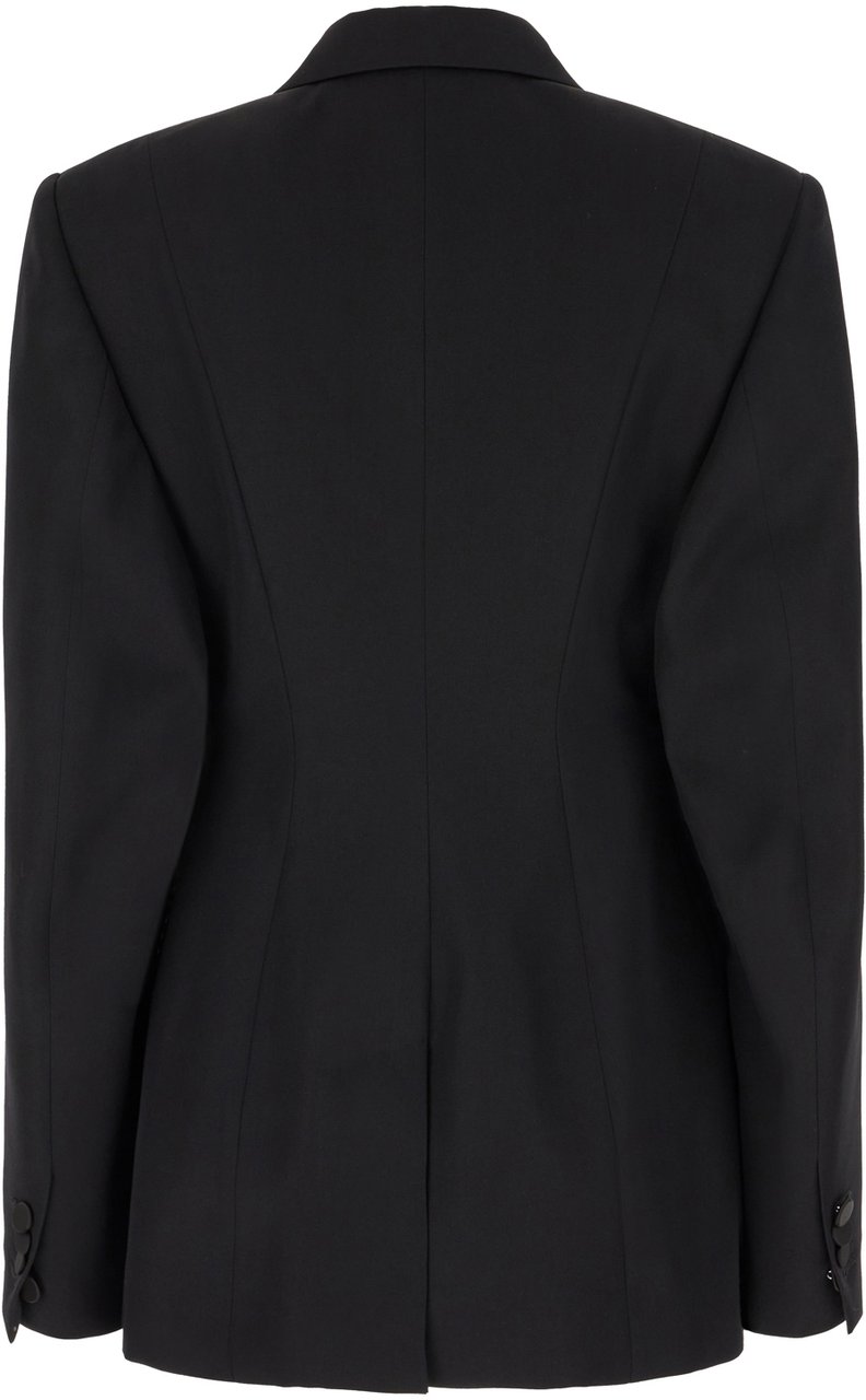 Dsquared2 Dsquared2 Black wool blazer Zwart