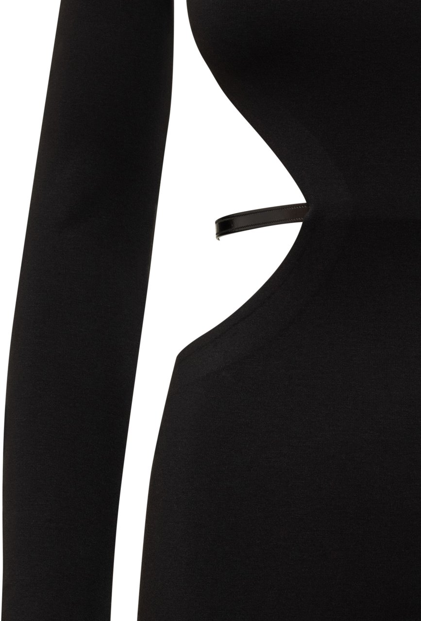 Dsquared2 Abito Cut Out Zwart