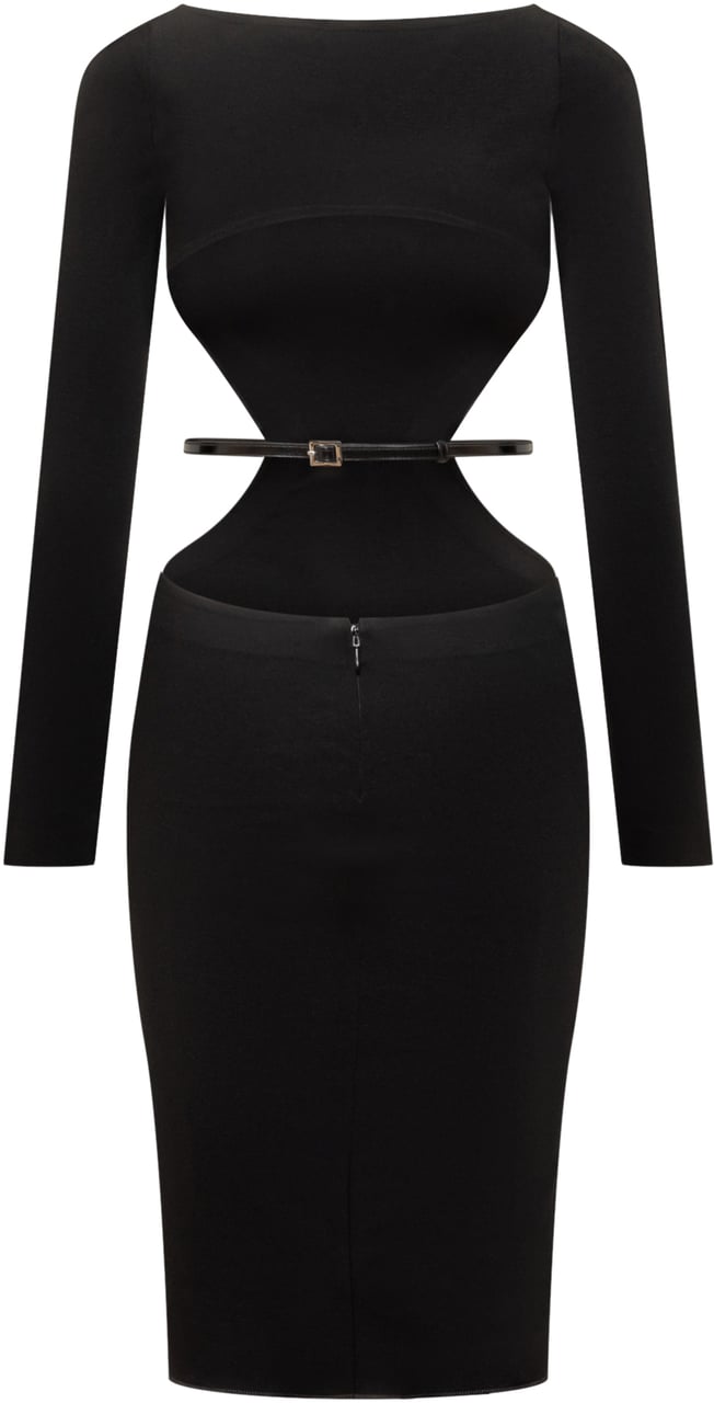 Dsquared2 Abito Cut Out Zwart