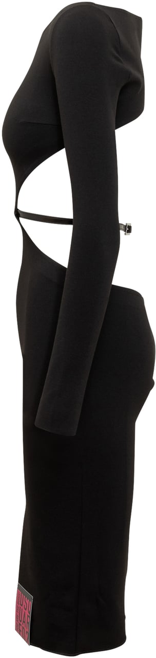 Dsquared2 Abito Cut Out Zwart
