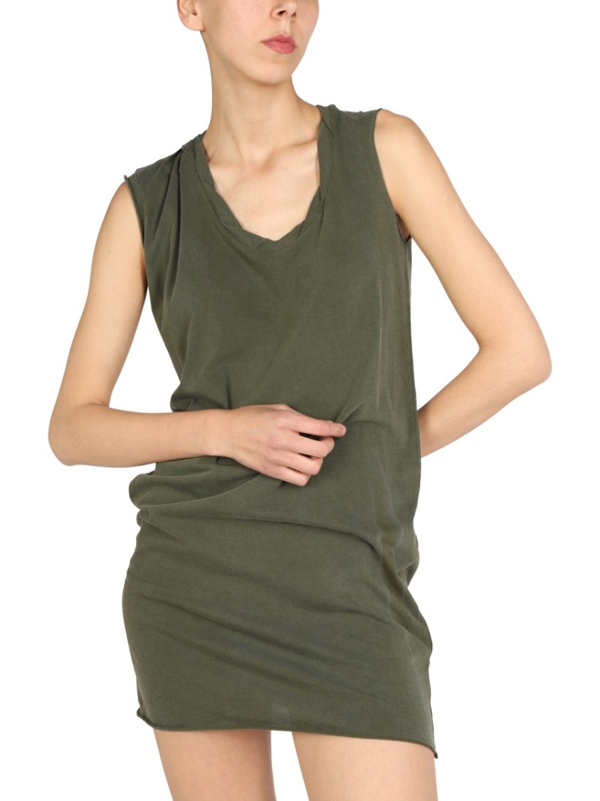 Dsquared2 Mini Round Neckline Dress Grijs