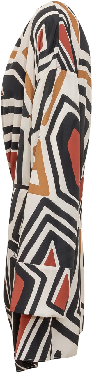 Dsquared2 Abito con Stampa Zwart