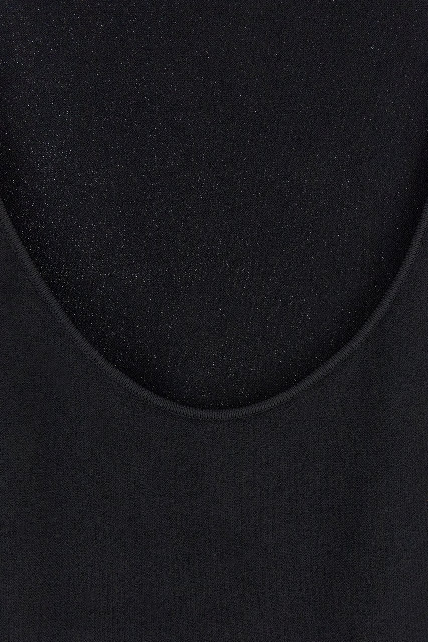 Dsquared2 Dsquared2 Black viscose blend mini dress Zwart