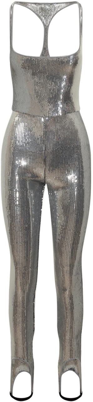 Dsquared2 Tuta Argento con Paillettes DSquared2 Zilver